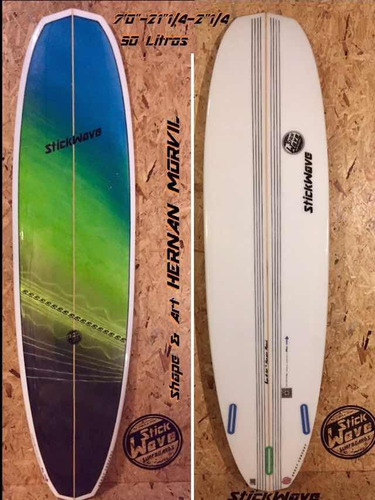 Tabla De Surf Funboard 7.0 Stickwave Factory Nueva