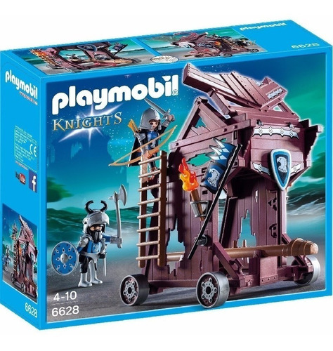 Playmobil 6628 Caballeros Torre De Ataque Halcon Orig Intek