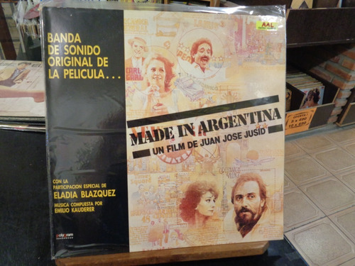 Made In Argentina E. Blazquez E. Kauderer Disco Lp Vinilo  O