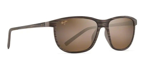 Imagen 2 de 3 de Lentes De Sol Maui Jim Dragons Teeth Marron/ Bronce H811-25c