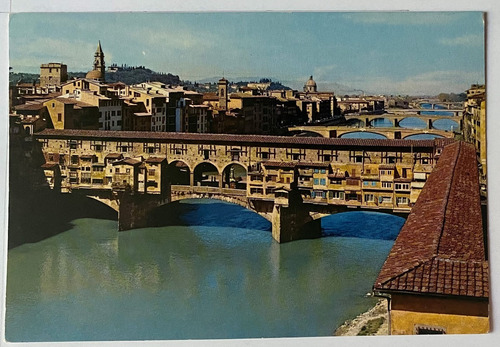 Antigua Postal, Puente Vecchio, Florencia, Italia, P0206