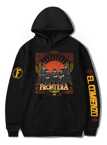 Sudaderas Con Capucha Grupo Frontera Gf 2023 World Tour Merc