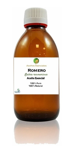 Aceite Esencial De Romero 250 Ml 100% Puro Y 100% Natural