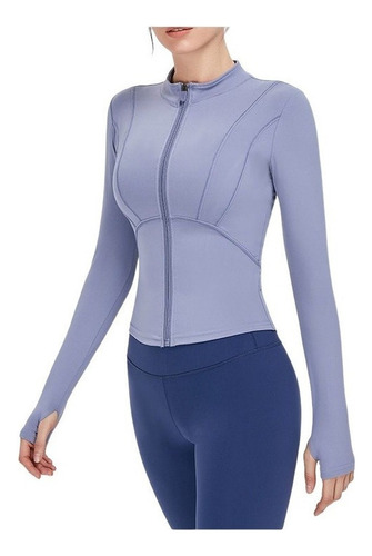 Chaqueta Deportiva Ajustada For Mujer Ropa De Yoga Top