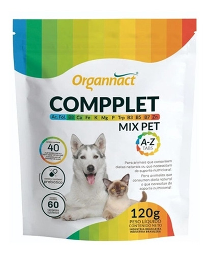 Compplet Mix Pet A-z Tabs 120g