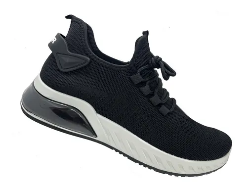 Tenis Para Caballero De Tela Negros Furor 19959 Cuotas sin inter s