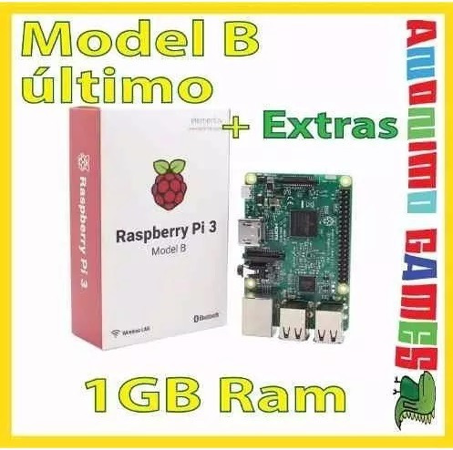 Raspberry Pi 3 Modelo B Board 1gb + Disipador + Case Nuevo!