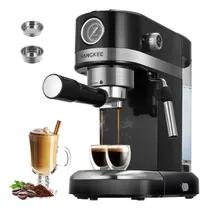 Comprar SANGKEE Máquina De Café Espresso Con Varita Espumadora De Leche, Compatible Con Café Molido, Compacta Cafetera Para Hogar, Capuchino, Latte, Macchiato, Ess4