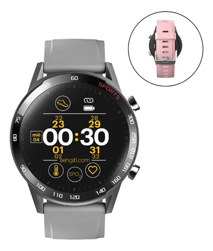 Reloj Inteligente Smartwatch Kodak Modelo Ft3r Dos Correas