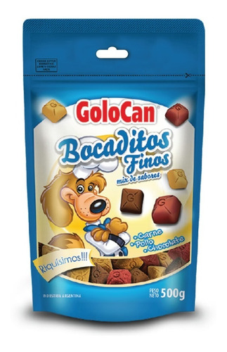 Golocan Bocaditos Finos X 500 Gr - 6 Unid E/gratis V.urquiza