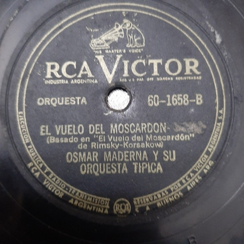 Pasta Osmar Maderna Rca Victor C334