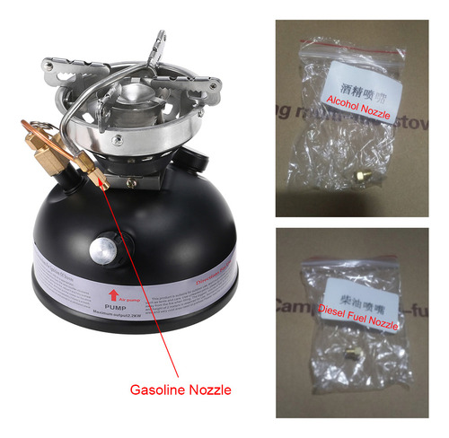 Mini Fogão A Gasolina Portátil Para Acampamento, Combustível