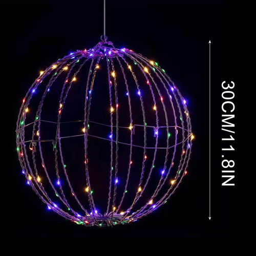 Esfera De Luces Led Navideñas, Bolas Navideñas Iluminadas Pa