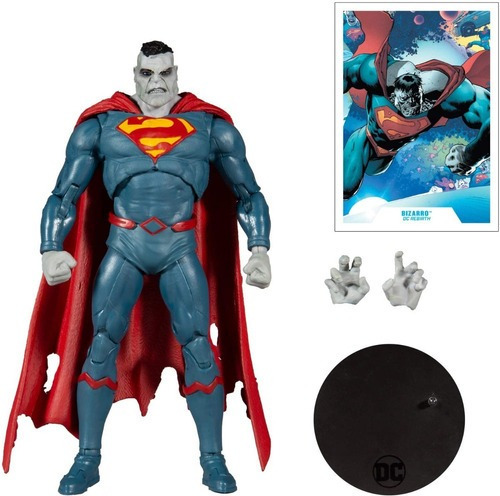 Imagen 3 de 11 de Mcfarlane Figura Superman Bizarro Articulada Dc Superman Multiverso Escala 18cm Original