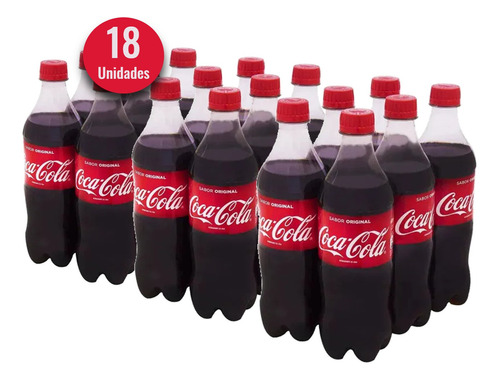 Coca Cola Original Original Pet 600ml (18 Garrafas)