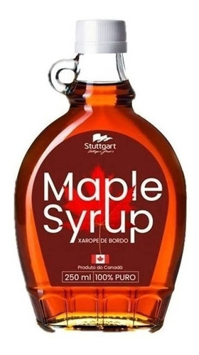 Xarope De Bordo Maple Syrup 100% P/ Panqueca Waffle Sorvete