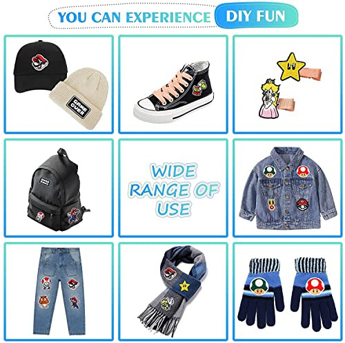 Parches Decorativos, 16 Parches Termoadhesivos Para Ropa, Em