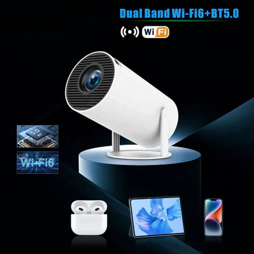 Proyector Portátil Con Consola Uhd Wifi Bluetooth + Control