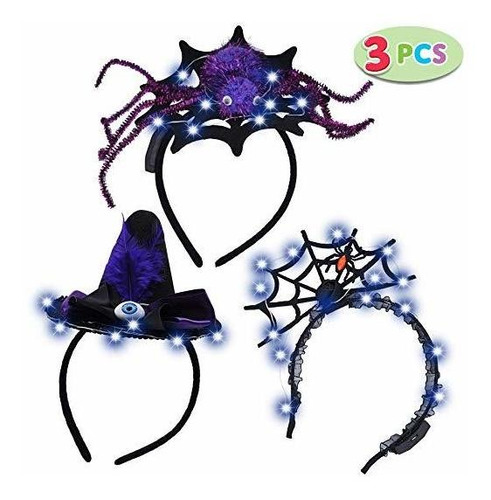 Joyin 3 Pack Led Las Vendas De Halloween Para Fiesta De Hall