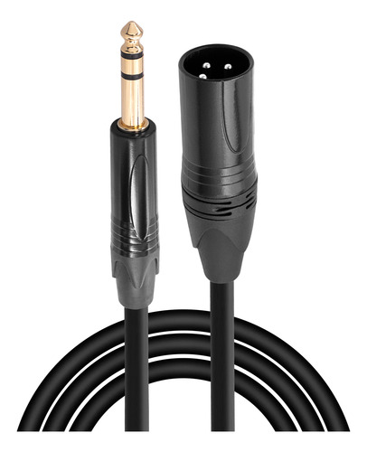 Cable De Interconexión 3d Trs Estéreo Macho A Xlr Macho De 6