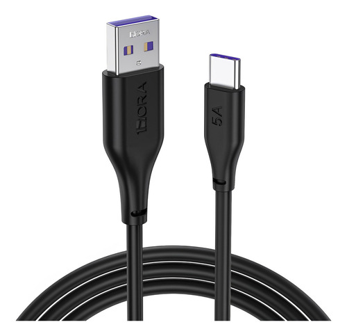 Kit 5 Cabos Tipo C Carregar Celular E Dados 1hora 5a 1m
