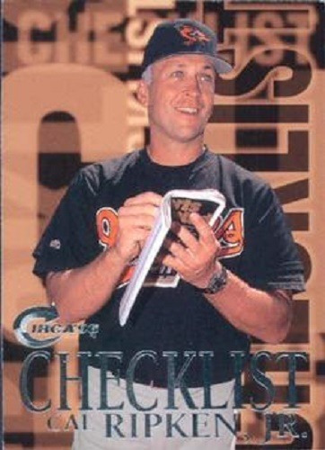 Mlb Cal Ripken Jr Circa Checklist 1996 # 199