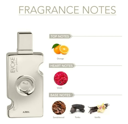 Evoke Silver Edition By Ajmal Eau De Parfum Spray 2.5 Oz /