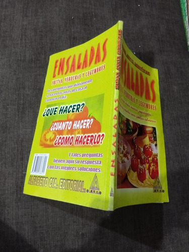 Karina Anaya Rodríguez Ensaladas Frutas Verduras Y Legumbres (Usado)
