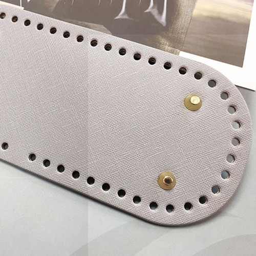 4 Uds. De Bolsos De Material Cuero Para Bricolaje, Base De