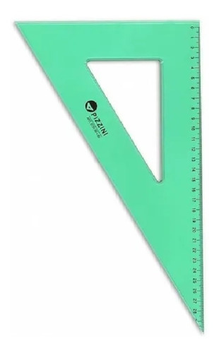 Escuadra Pizzini Estudio 30cm X 60º Art 373230x60 Color Verde