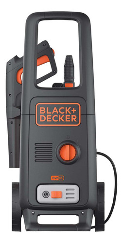 Lavadora de alta pressão Black+Decker BW16 preta de 1600W com 125bar de pressão máxima 220V - 60Hz