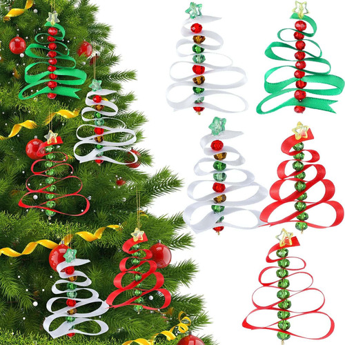 Kit Adorno Cuenta Navidad Colgante Para Arbol 272 Cristal 50