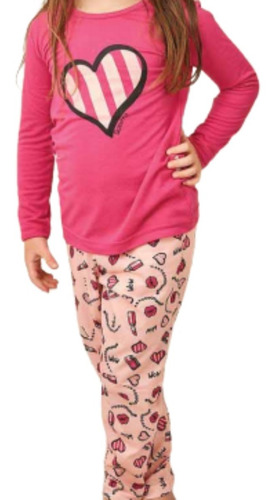 Pijama Invierno Niña Algodón Estampado Susurro A. 2892 2/10