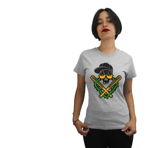 Blusas Grises Ajustadas De Mujer Ideales Para Beisbolistas/c