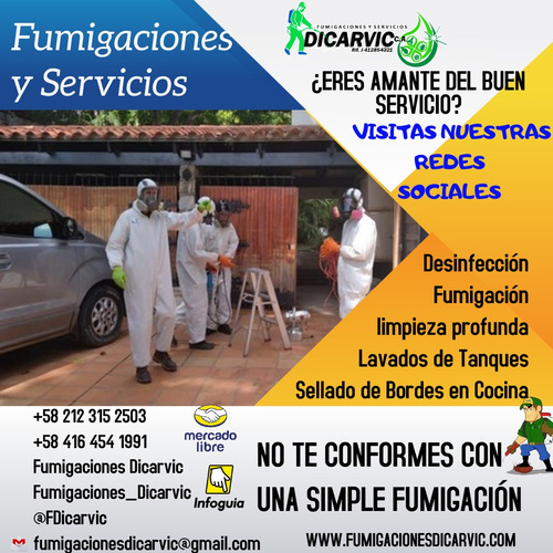 Imagen 9 de 10 de Fumigación Y Desinfección, Precios Acorde A Su Necesidad