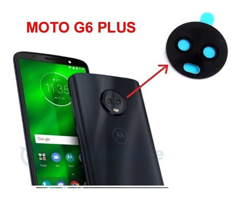 Lente Glass De Camara Repuesto Para Motorola Moto G6 Plus