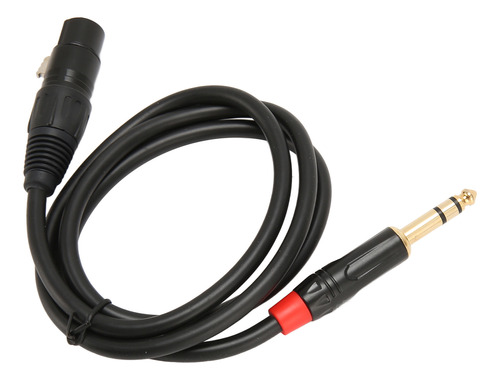 Cable Xlr Hembra A Trs, 3 Pines, 6,35 Mm, Conector Estéreo D