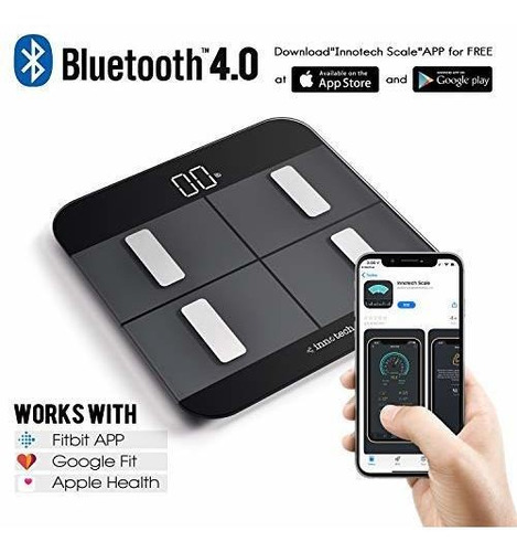 Imagen 4 de 7 de Báscula Corporal Innotech Body Fat Scale Básculas De Baño