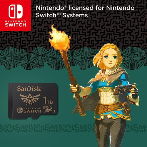 Micro Sd 1tb Nintendo Switch Edición Zelda Tears Of Kingdom