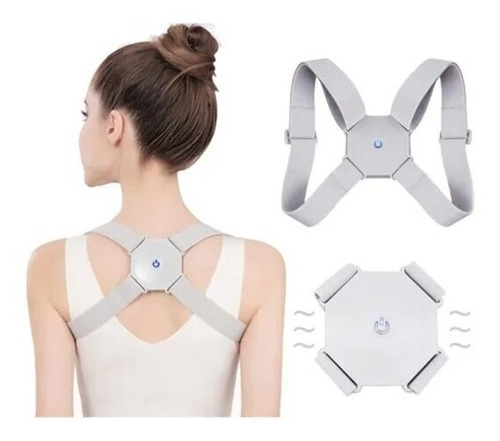 Corrector Postural Inteligente Faja Con Sensor Vibracion Usb