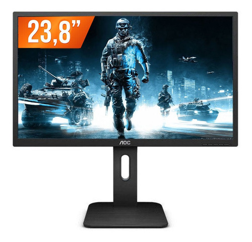 Monitor Led 23.8'' Aoc Full Hd Hdmi Display Port 24p1u