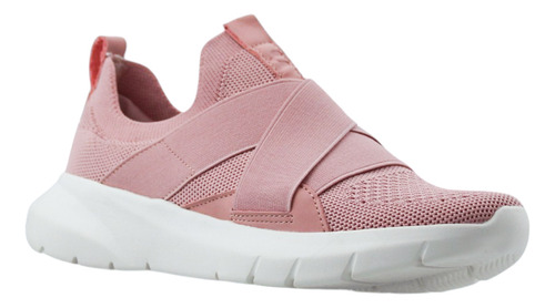 Tenis Dama Casual Confort Slip On Charly 1059263 Rosa