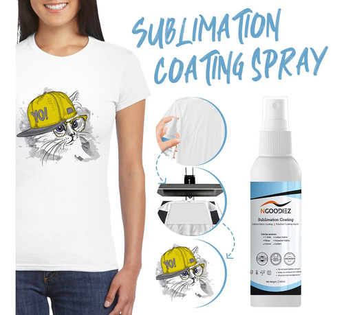 Pintura En Aerosol De Sublimación De 110 Ml Para Camisetas D