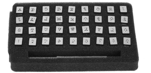 Conjunto De Carimbos De Couro, Perfurador De Letras, Perfura