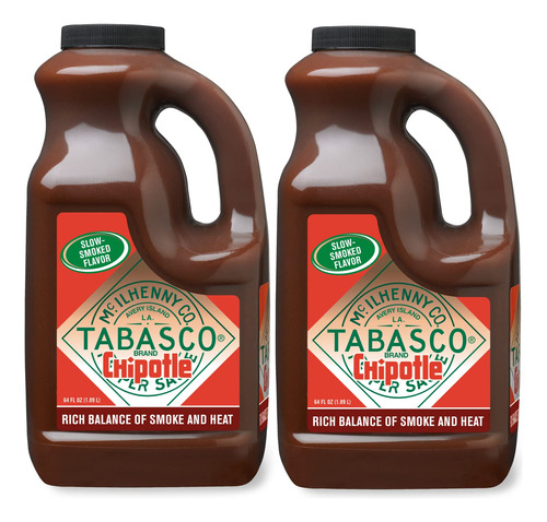 Tabasco Brand Chipotle - Salsa De Pimienta, 64 Onzas (paquet