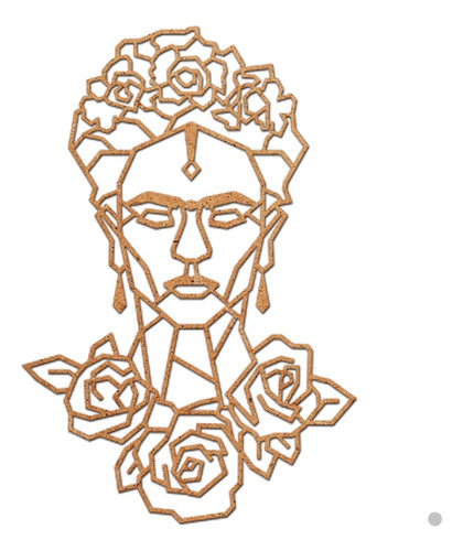 Cuadro Frida Kahlo Decorativo Sin Acabado 30x50cm Mdf Md8f