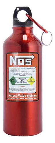 Botella Aislante Aluminio Nos 500ml Estilo Deportivo Viaje Rojo