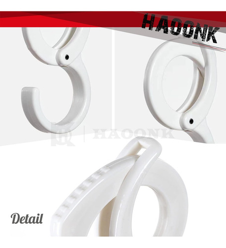 Haoonk Ganchos Resistentes Para Colgar, Clip Multifunción, G