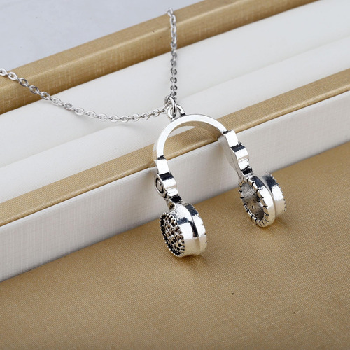 Keychin Collar Con Colgante De Auriculares Hip Hop Punk Joye