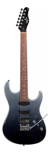 Guitarra elétrica Tagima Brasil Stella H3 de  cedro fade metallic grey metálico com diapasão de pau ferro